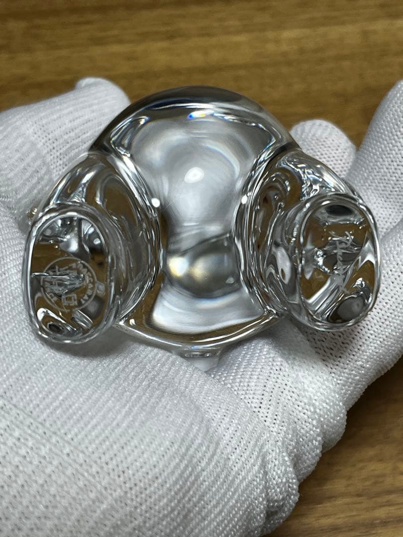 【美品】Baccarat バカラ くまモン フィギュア クリスタル 置物