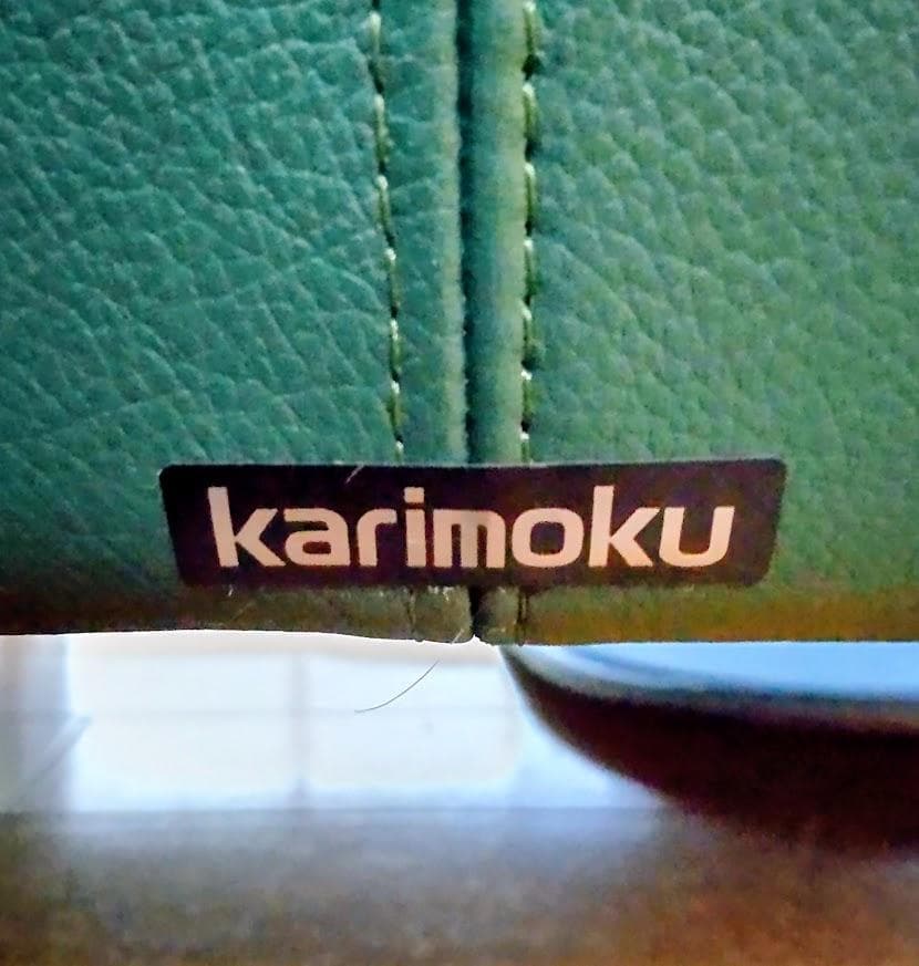 中古カリモク karimoku　レザー 2人掛けソファ 富山県から基本引き取り！