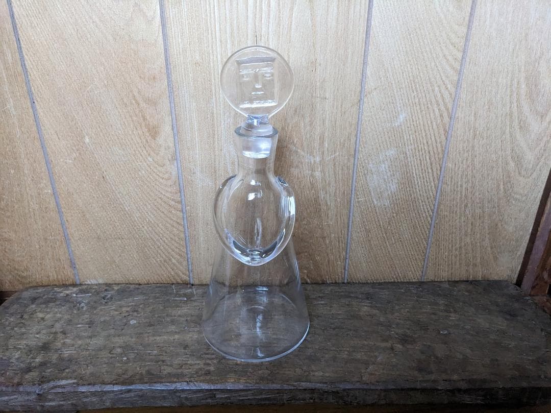 an01　Erik Hoglund エリックホグラン 人型デカンタ　透明　ボダ