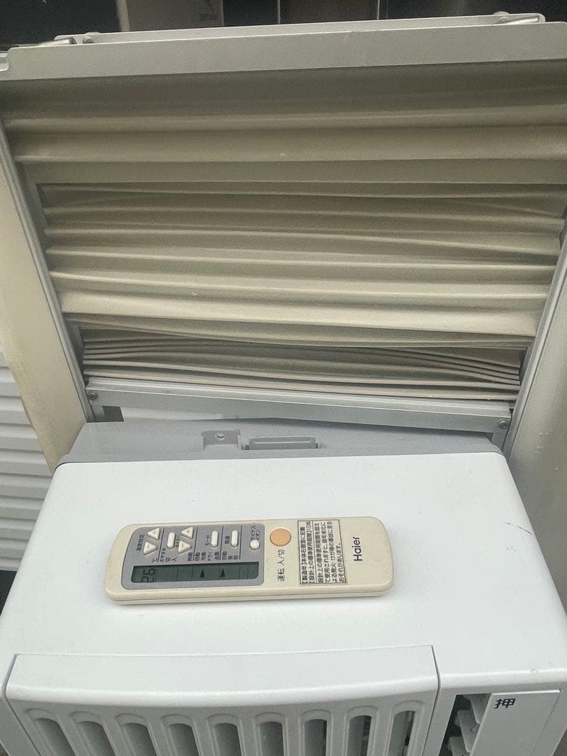 Haier 4.5～7畳 100V 冷房/除湿 窓用 JA-16V 2021年袋