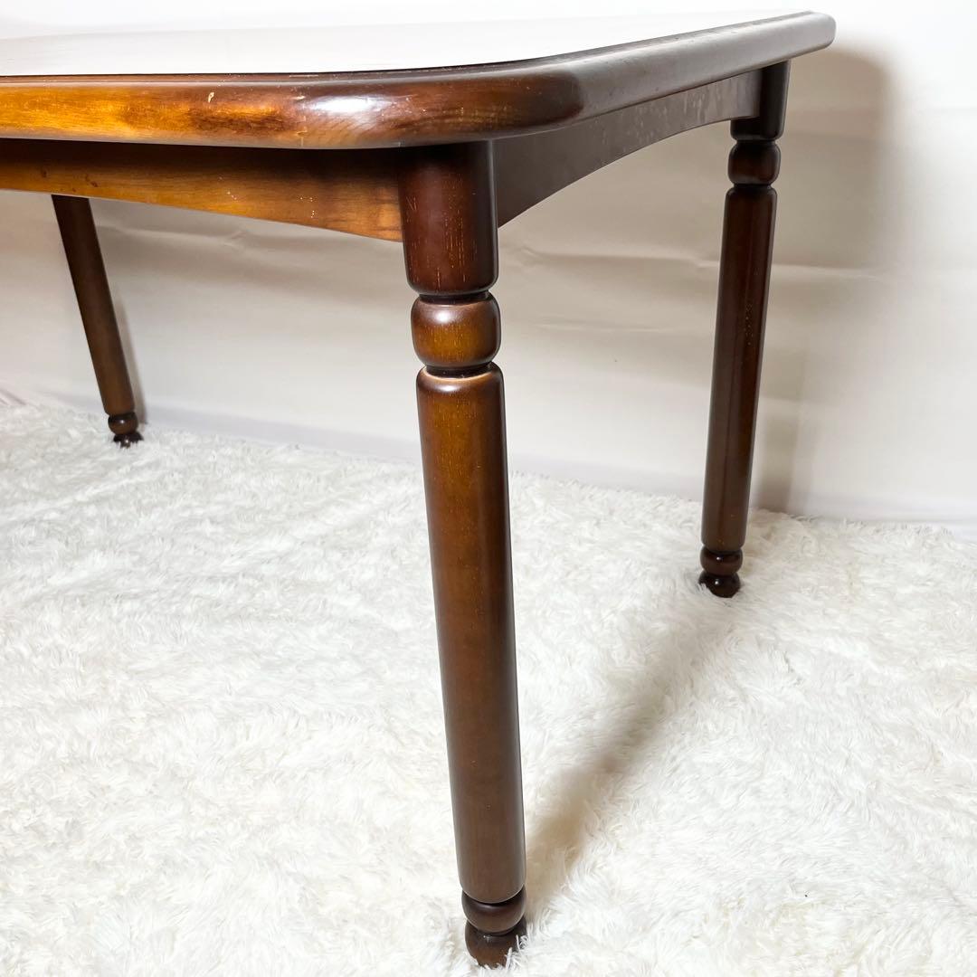 【引き取り可】カリモク家具　karimoku オールドカリモクダイニングテーブル