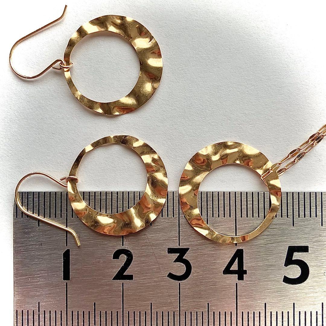 k18 地金ピアス&ペンダントトップ