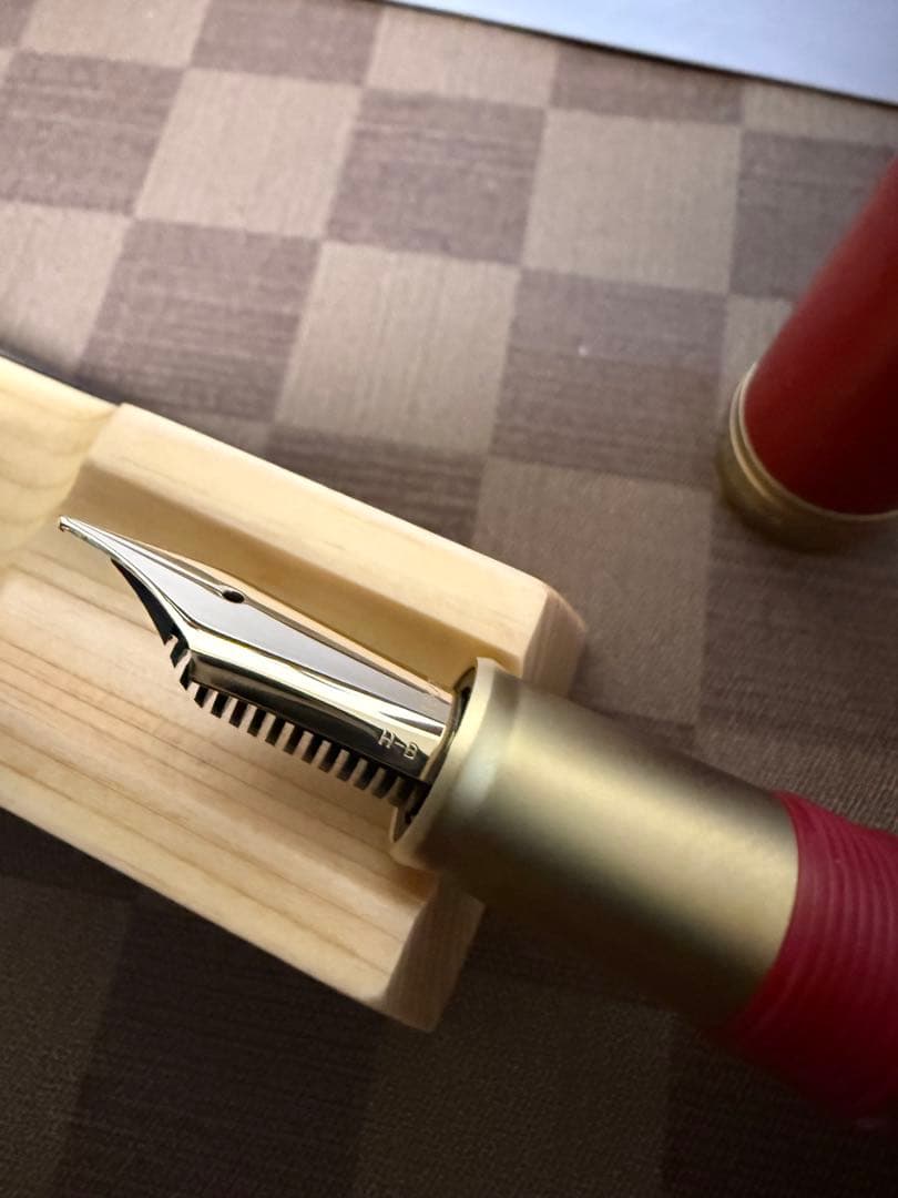 WAGNER限定品、セーラー万年筆、レッド