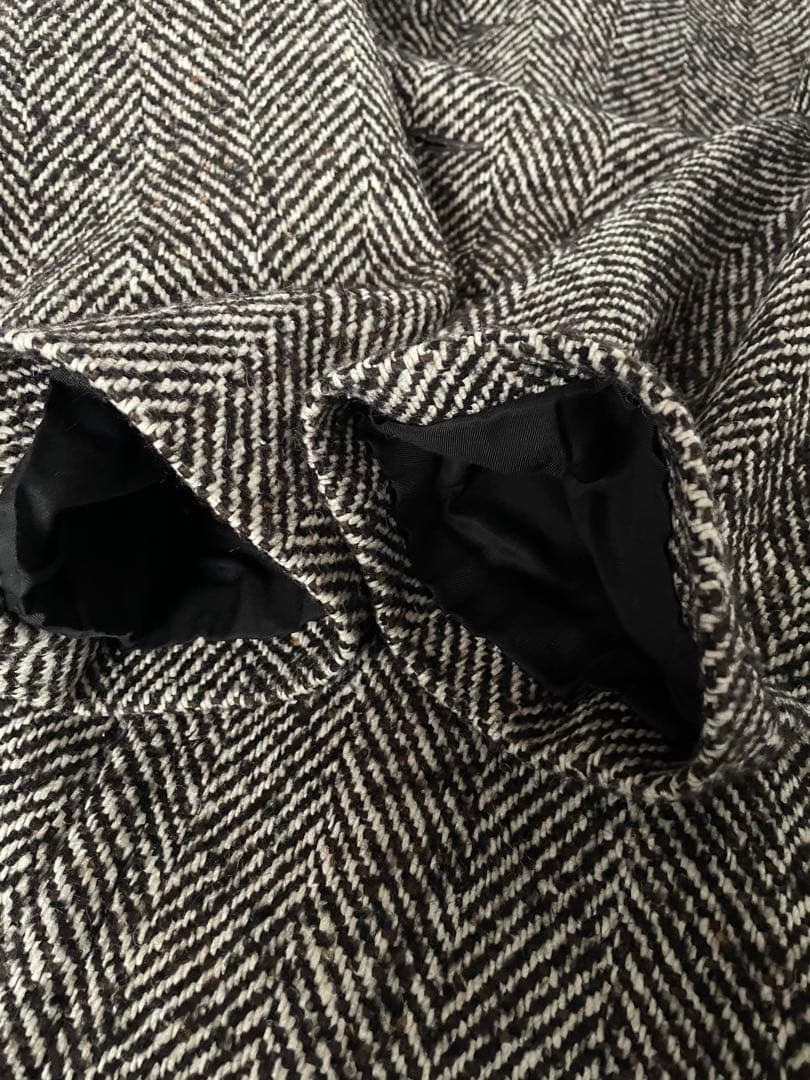 マカフィー　ヘリンボーンツイードコート