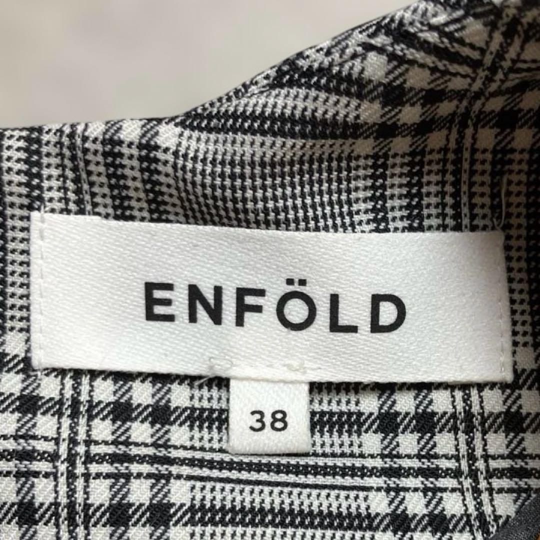 エンフォルド コンビネーション ペプラム プルオーバー ブラウス