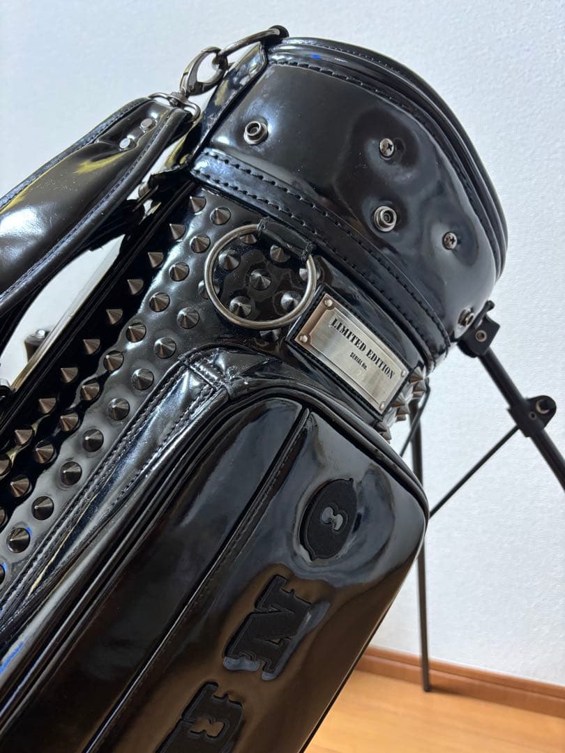 RUSSELUNO ブラック ラッセルノ スタッズ キャディバッグ 限定品6分割