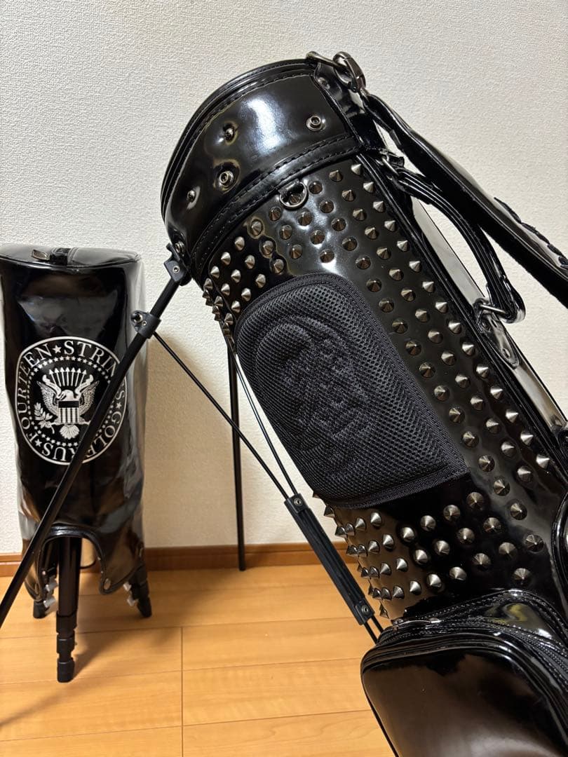 RUSSELUNO ブラック ラッセルノ スタッズ キャディバッグ 限定品6分割