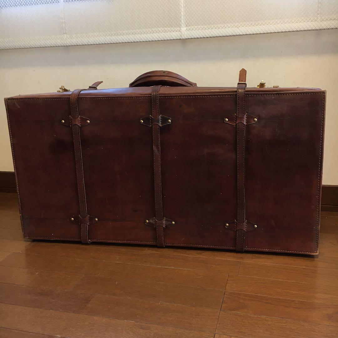 ヴィンテージ革製トランク