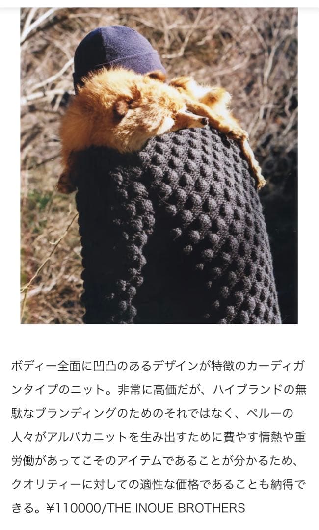 Gezi bee THE INOUE BROTHERS ロイヤルアルパカ