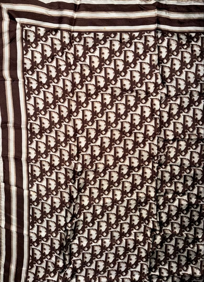 Christian Dior クリスチャンディオール　スカーフ　トロッター柄