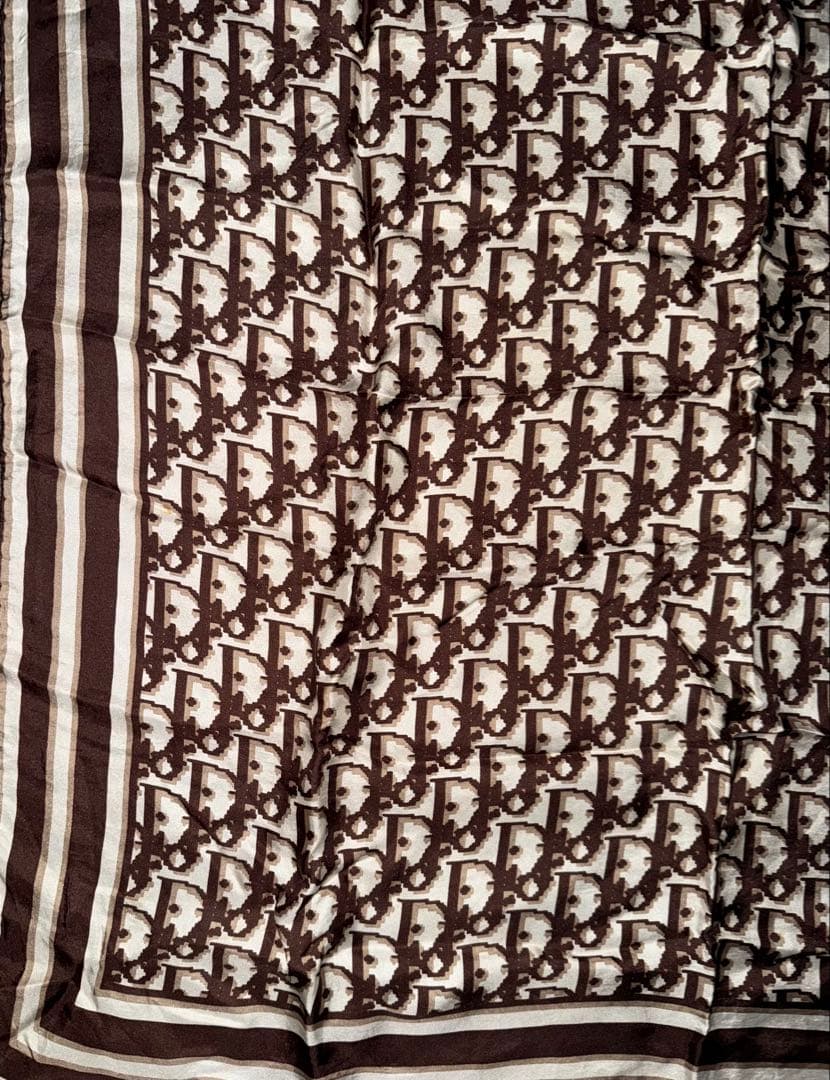 Christian Dior クリスチャンディオール　スカーフ　トロッター柄