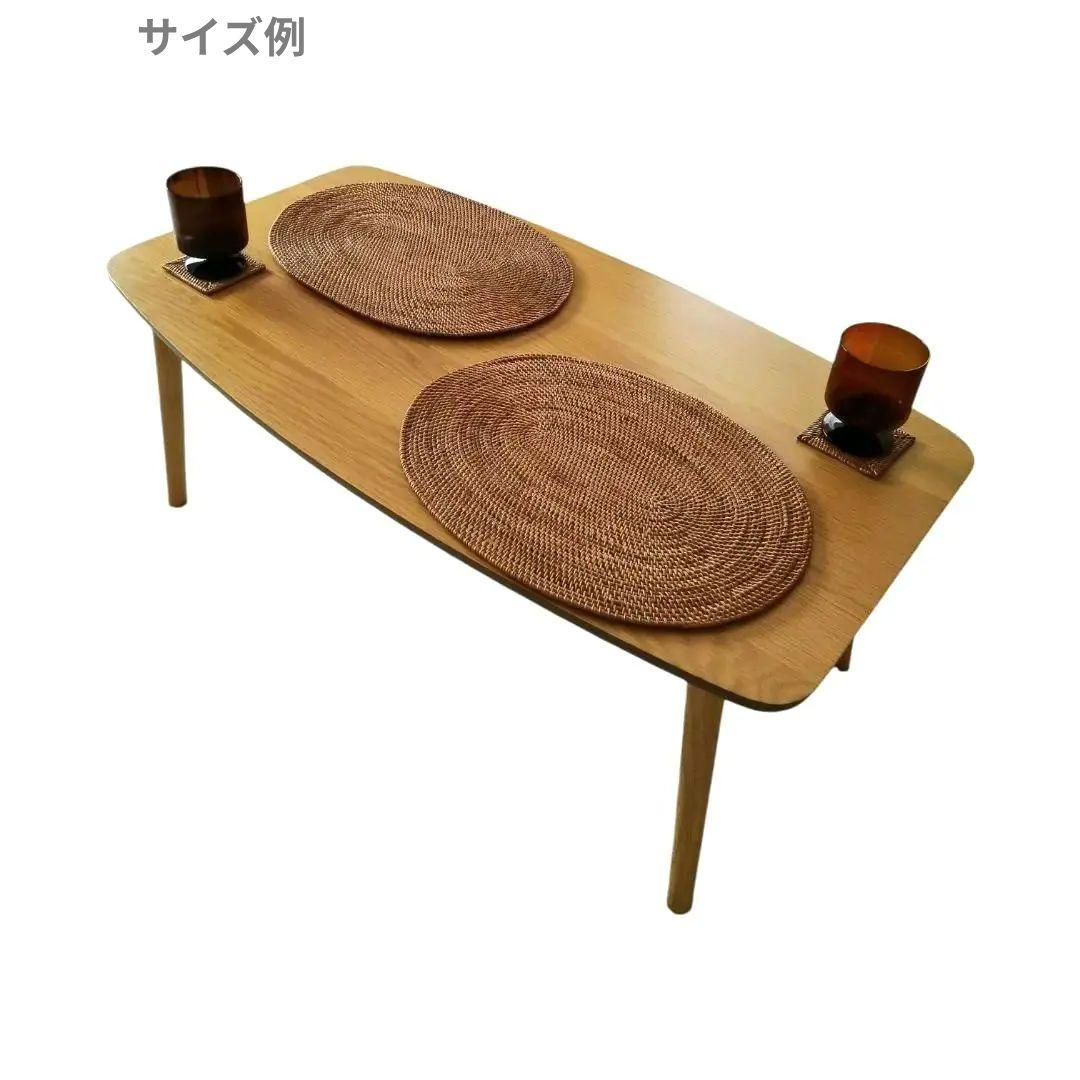 エルフィ 901 OAK 90✕50cm 長方形 こたつ ローテーブル