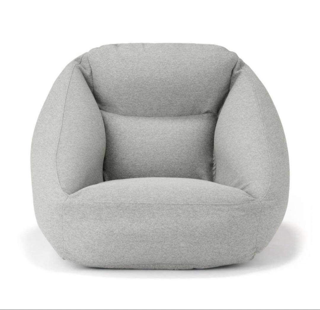 空気でできたソファ　無印