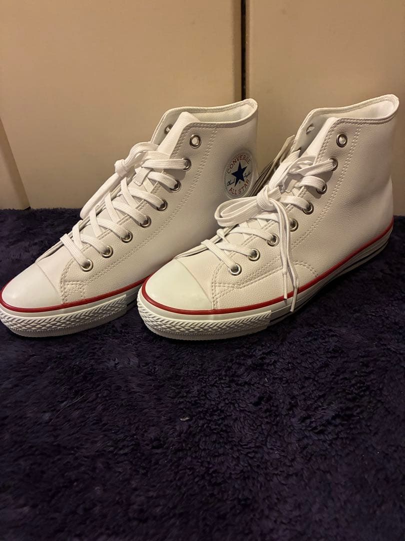 極美品CONVERSE オールスター GF HI ゴルフシューズ シロ 26