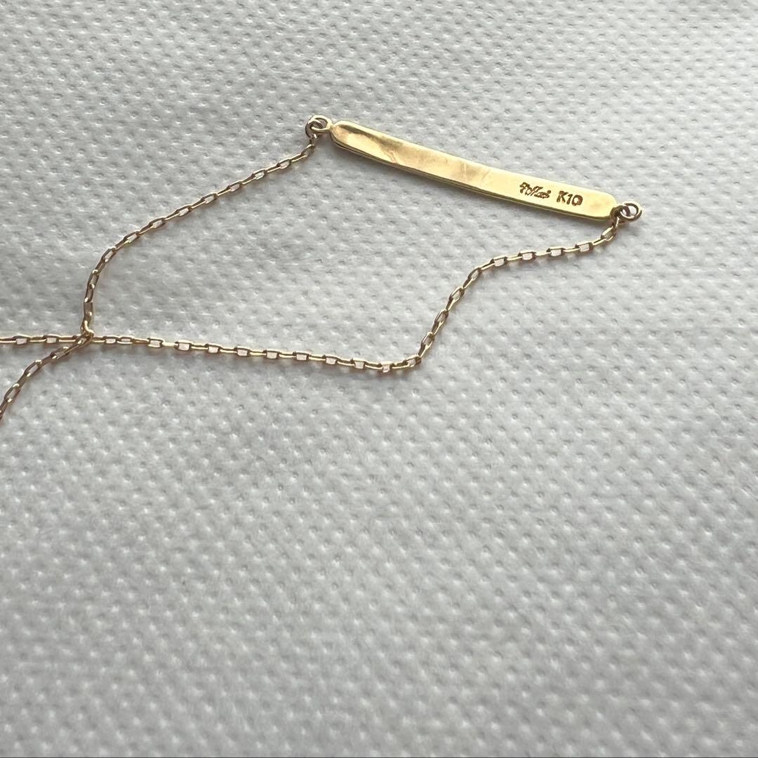 【美品】ハワイアンジュエリーマキシ/K10YG/シンプルバーブレスレット