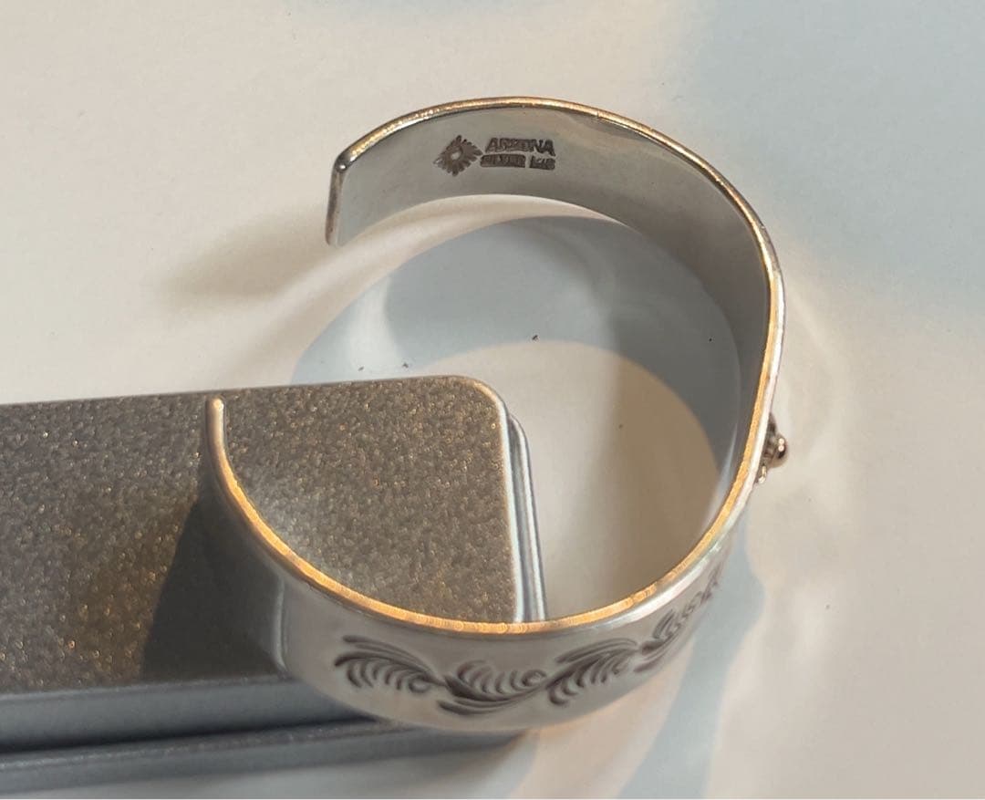 ARIZONA FREEDOM k18 太陽神 唐草シルバーバングル