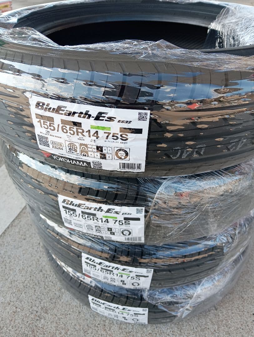 Yokohama BluEarth ES 155/65R14 75S 4本セット