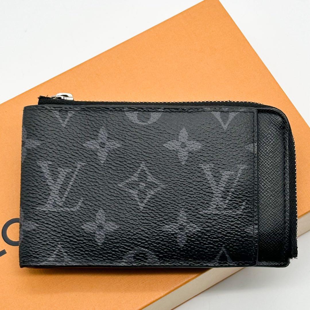 【箱付き】ルイヴィトン ハイブリッドウォレット エクリプス モノグラム 二つ折り