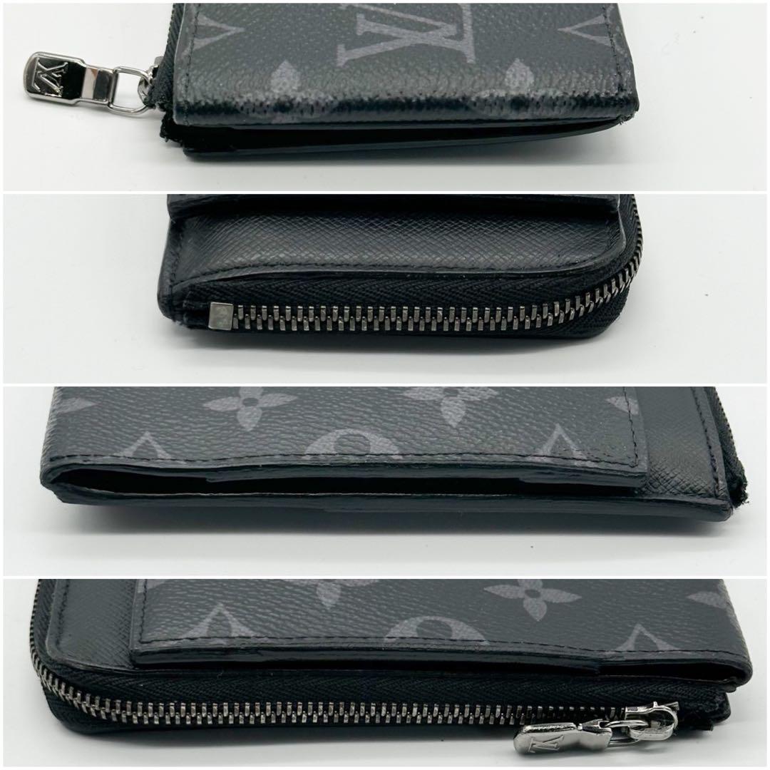 【箱付き】ルイヴィトン ハイブリッドウォレット エクリプス モノグラム 二つ折り