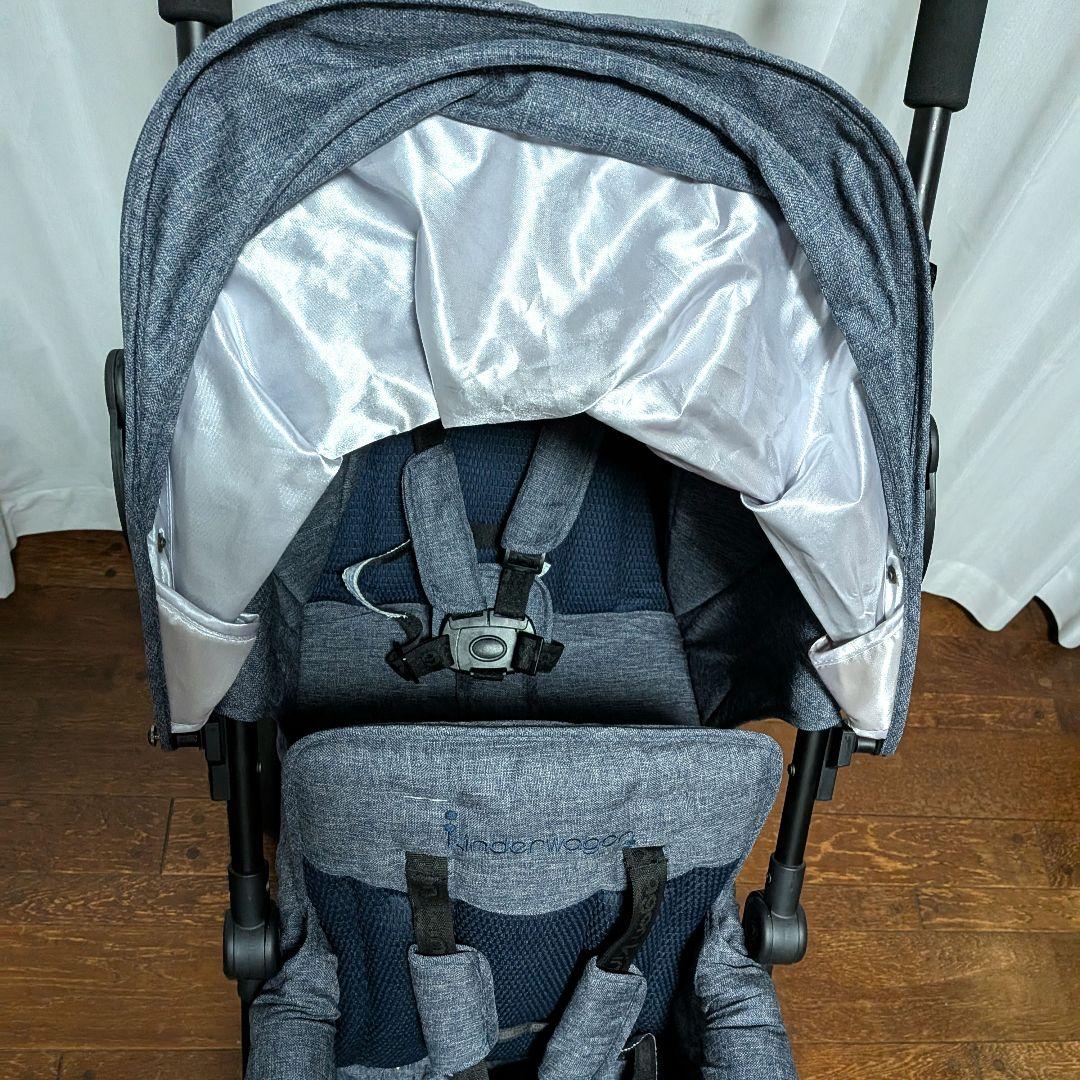 【極美品】 Kinder Wagon キンダーワゴン　2人乗りベビーカー