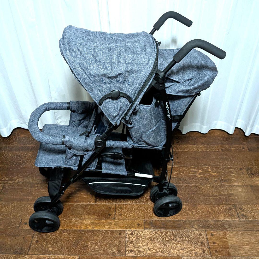 【極美品】 Kinder Wagon キンダーワゴン　2人乗りベビーカー