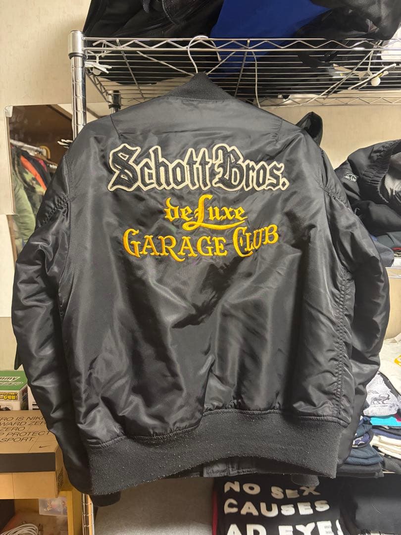 T*y様 Schott ブラック MA-1 ジャケット