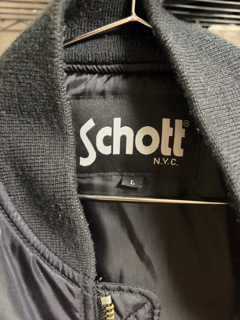 T*y様 Schott ブラック MA-1 ジャケット