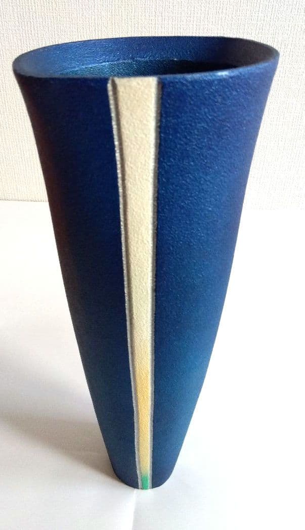 合金花器　中板付き　立山（小）