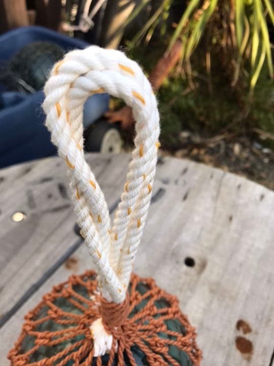 ガラス玉　浮き玉　ギアマン　希少品　『北』ダブル刻印