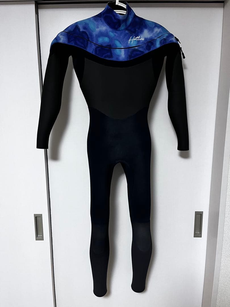 HOTLINE フルスーツ 青・黒 タイダイ柄 3ミリ5ミリ キッズ ボーイズ