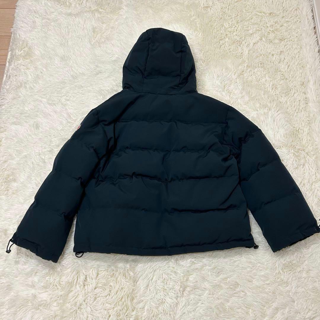 【極美品】DANTON ダントン フーデッド ダウン ジャケット 紺 S