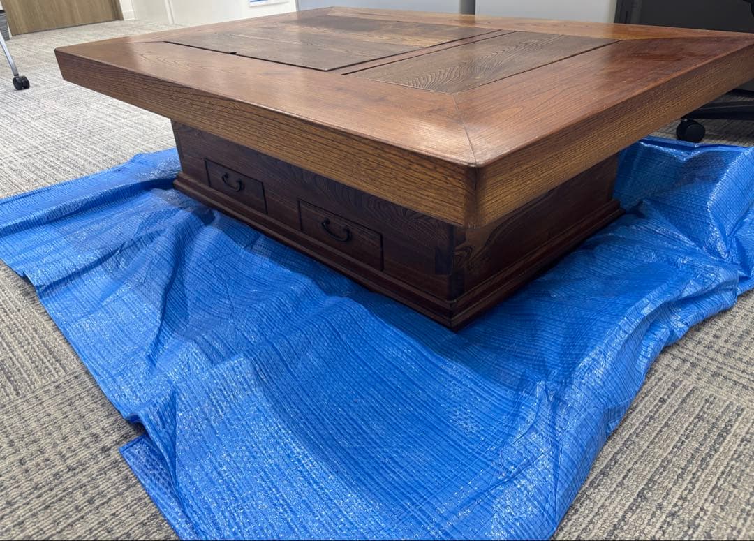 囲炉裏付きローテーブル　アンティーク