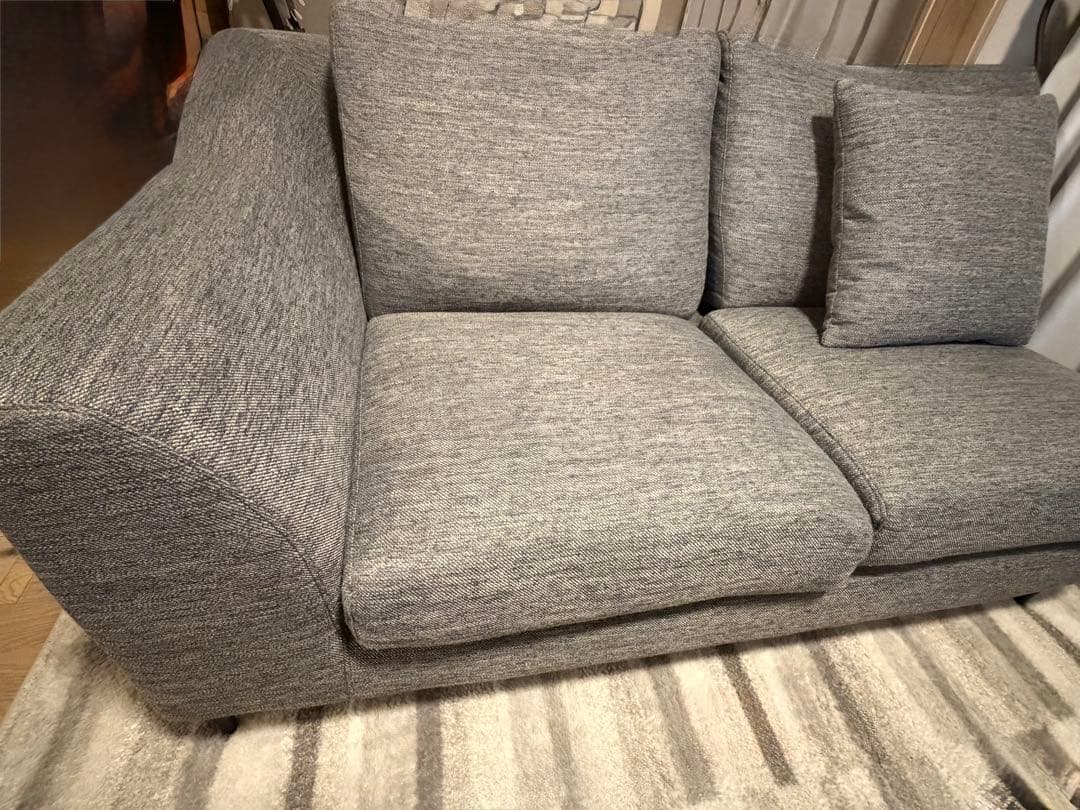 布張りカウチソファNポケット