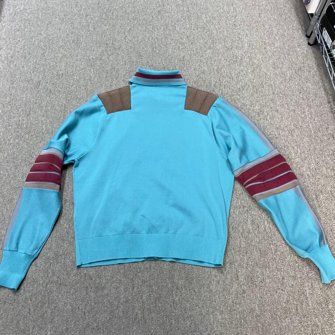 美品 kolor ニットカーディガン　水色　サイズ3