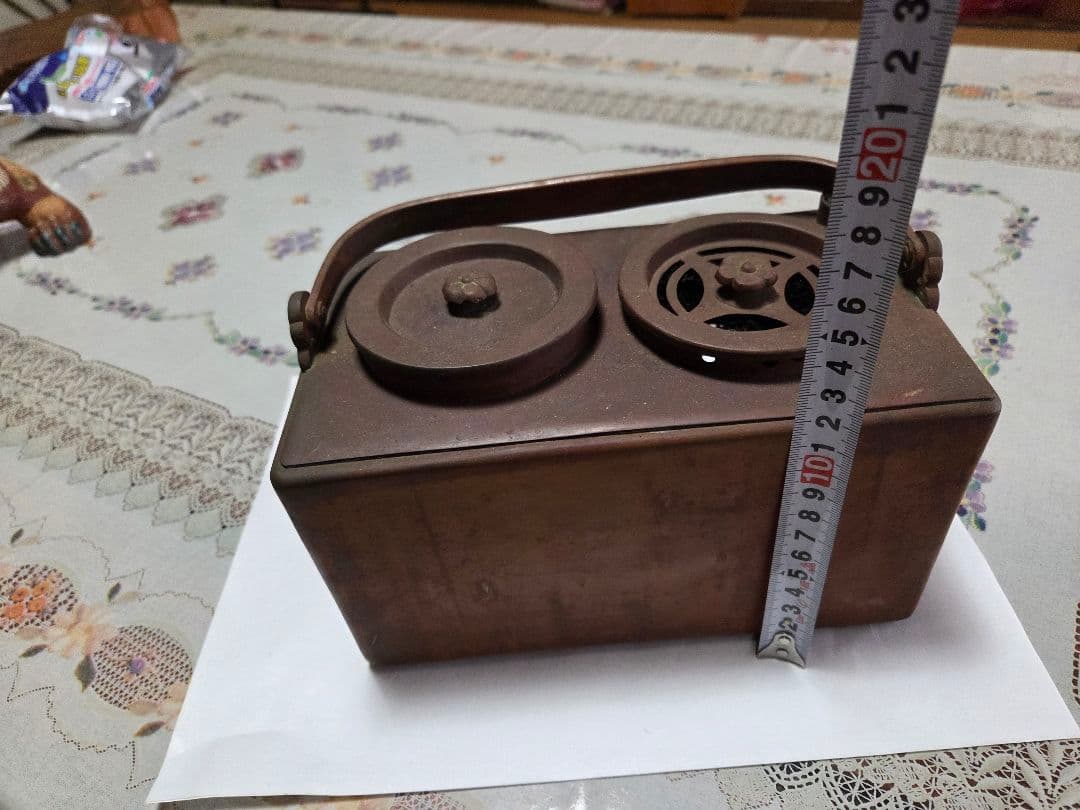 ヴィンテージ 野風炉 銅製 骨董