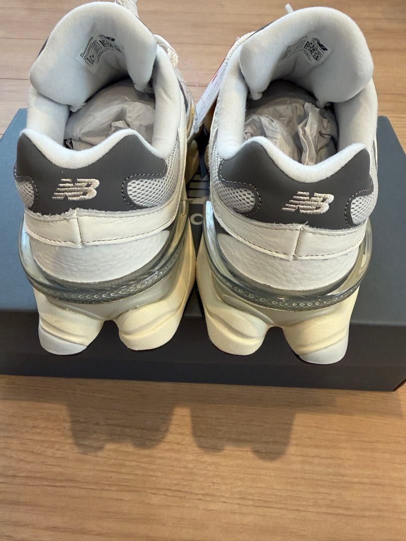 （hpp）New Balance 990v6 ホワイト/グレー スニーカー