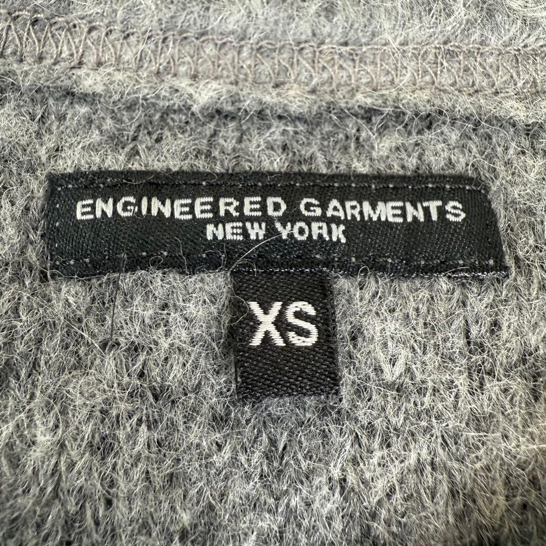 エンジニアードガーメンツ ウールモヘア混 カーディガン 美品 ネペンテス