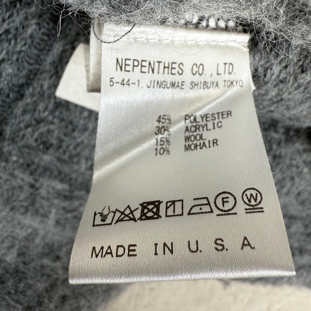 エンジニアードガーメンツ ウールモヘア混 カーディガン 美品 ネペンテス