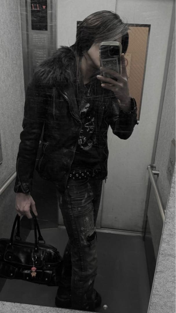 Roen超希少ラインストーン スカル ロンT グランジ お兄系 y2k 平成