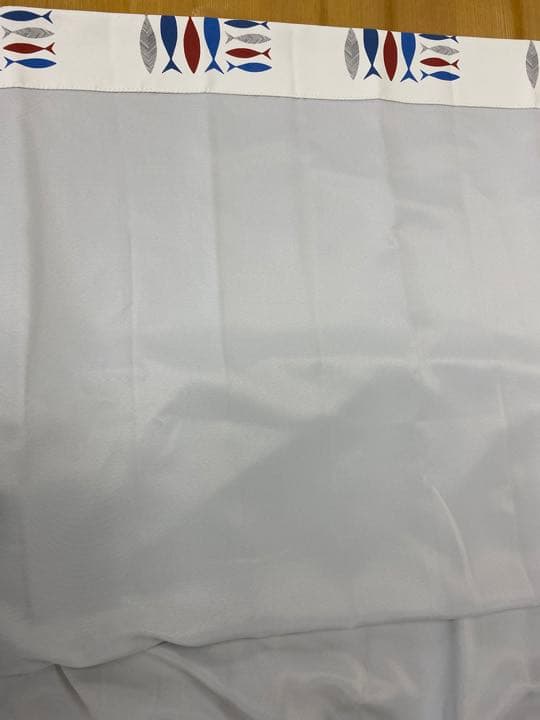 カーテン　遮光　魚　匿名配送