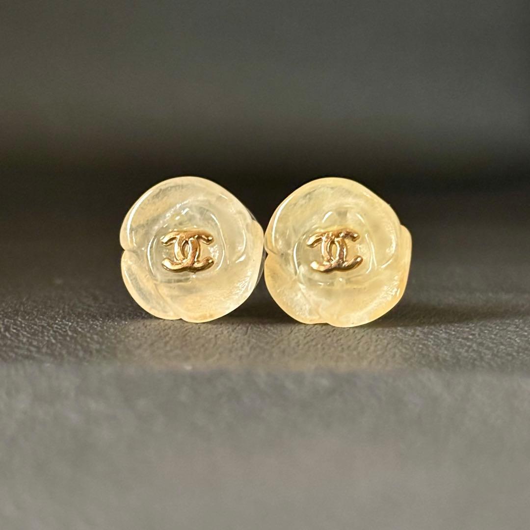 【シャネル】CHANEL ピアス ココマーク カメリア フラワー