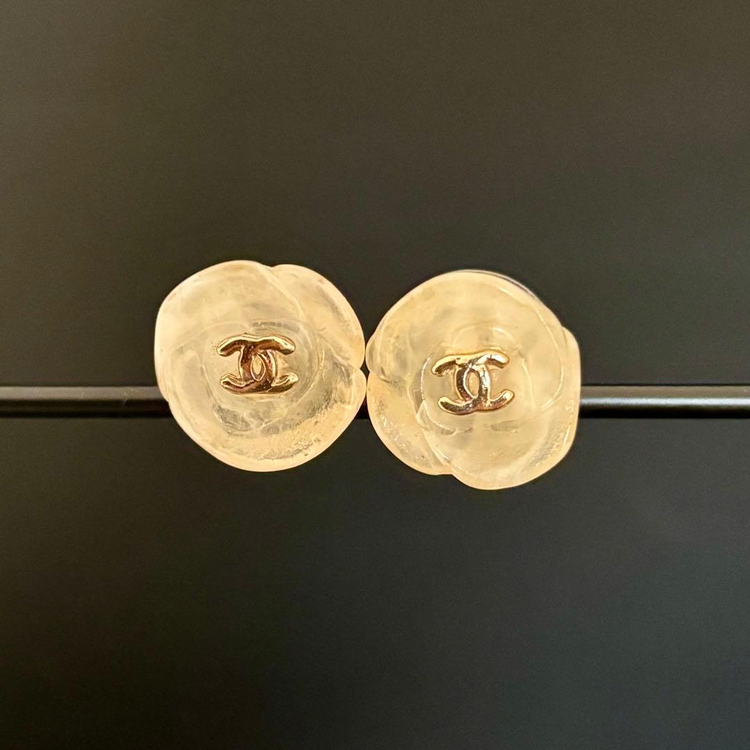 【シャネル】CHANEL ピアス ココマーク カメリア フラワー