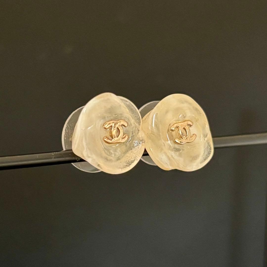 【シャネル】CHANEL ピアス ココマーク カメリア フラワー