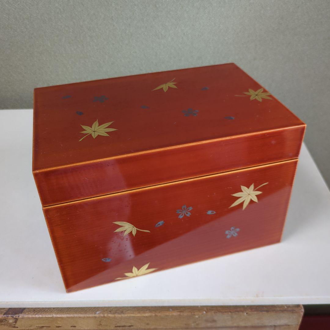 茶箱 春慶塗 桜と紅葉 セット 一式 茶道具 茶道 お点前 紙箱 いろいろ