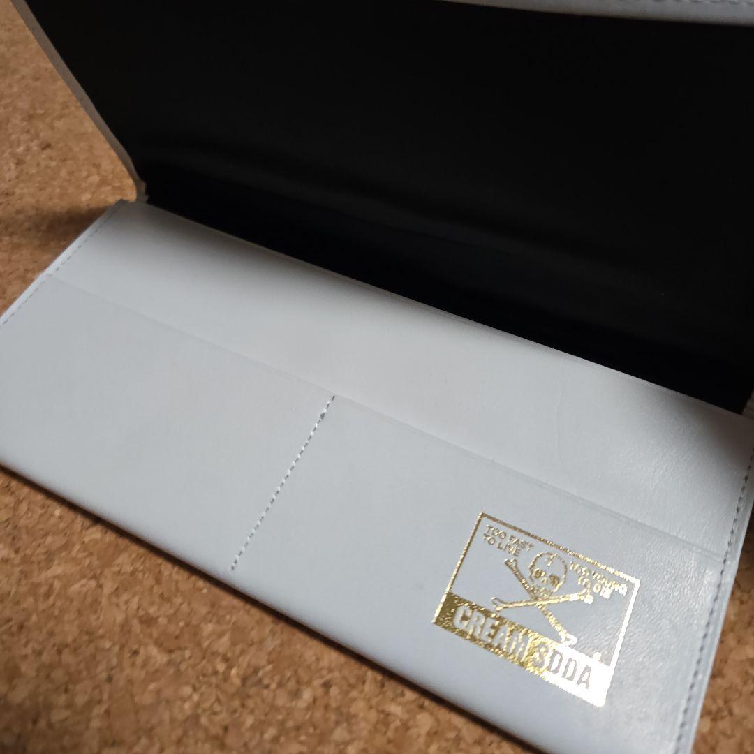 クリームソーダ　長財布　ホワイト　未使用品