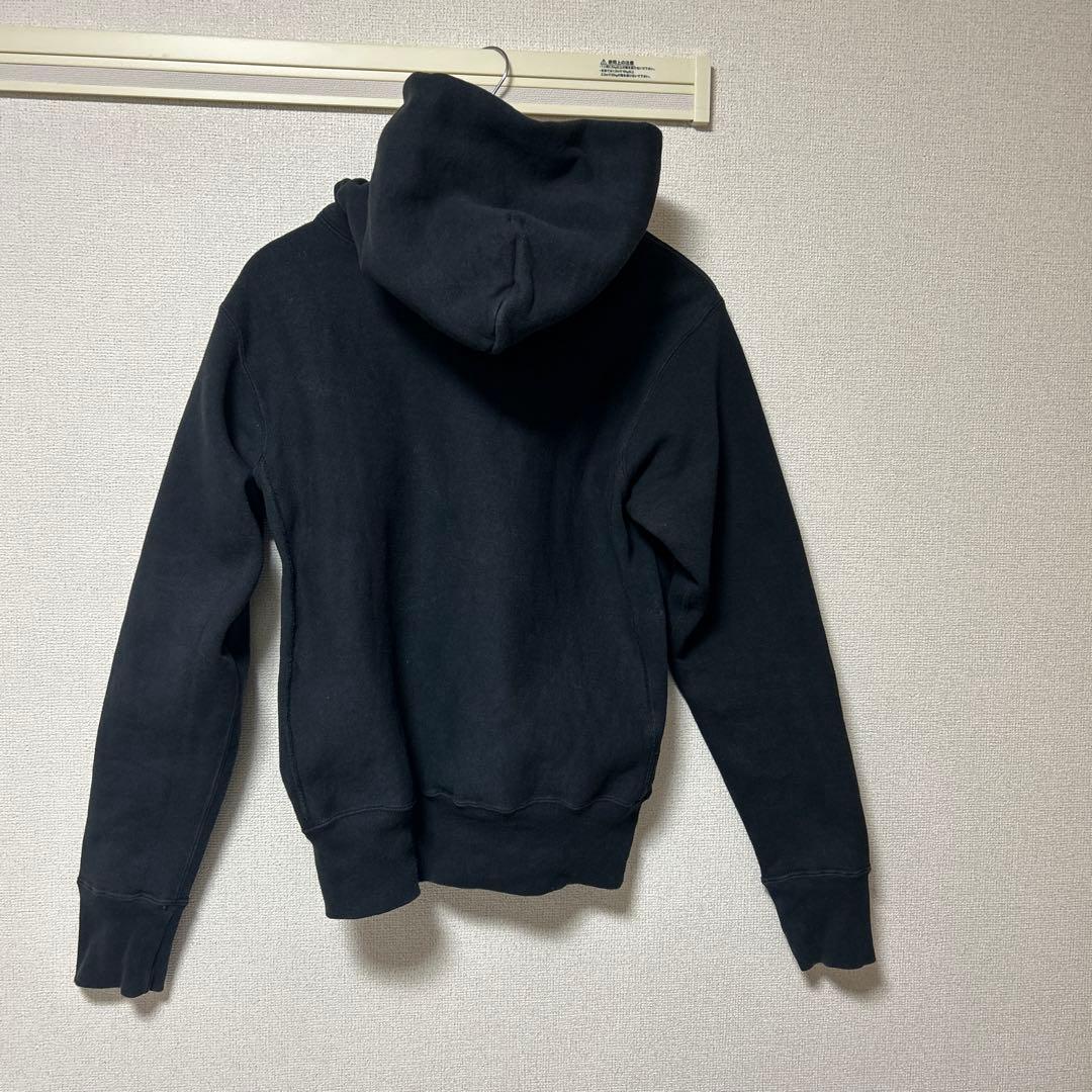 チャンピオン フルジップパーカー 復刻赤タグ アメリカ製 ブラック サイズL