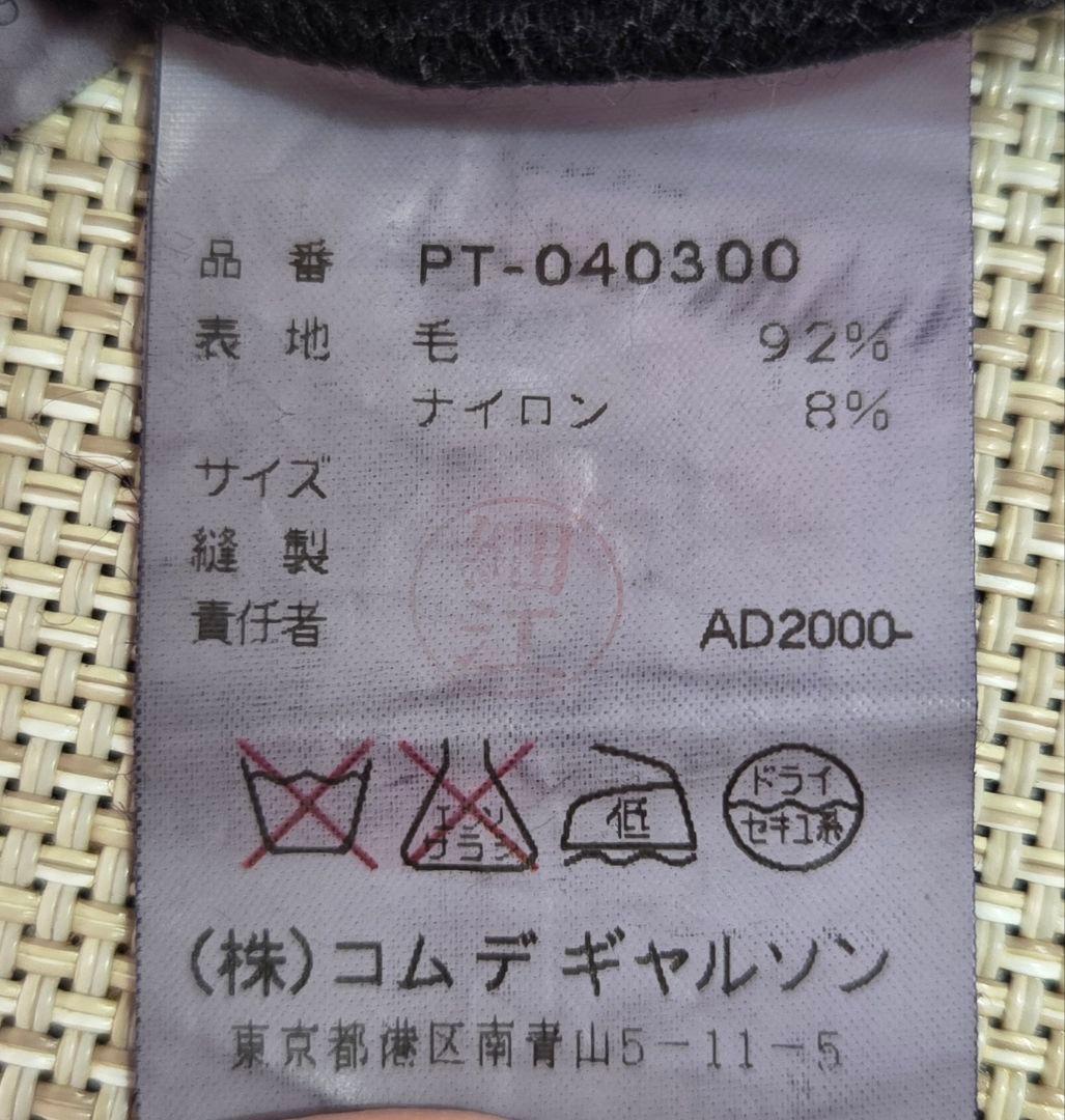 と*ん様 COMME des GARÇONS HOMME PLUS ブラックカー