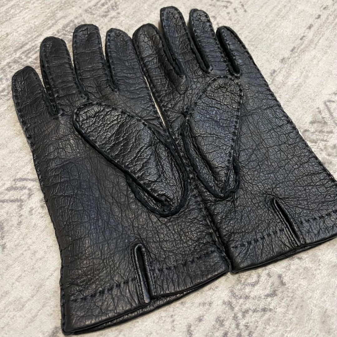メローラ ペッカリー 黒 革手袋 グローブ MEROLA