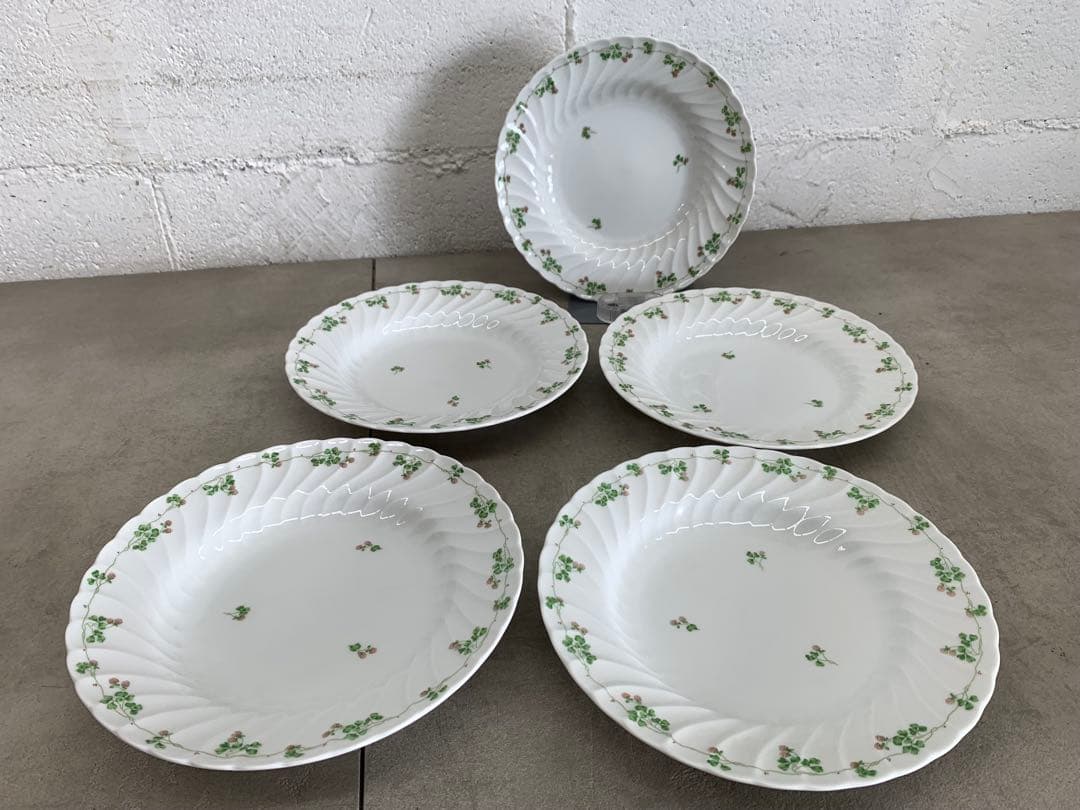 MN666★ジノリ Richard Ginori 深皿 直径約23㎝　5枚 花柄