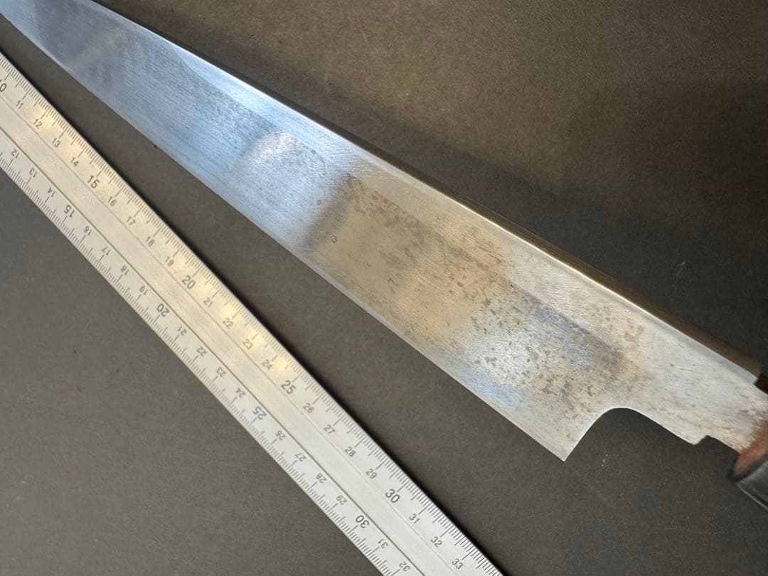 正本総本店　柳刃包丁　玉白鋼　27cm